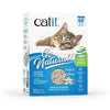 Catit Go Natural litière agglomérante multi-chats en cosses de pois et bentonite avec parfum de vanille.